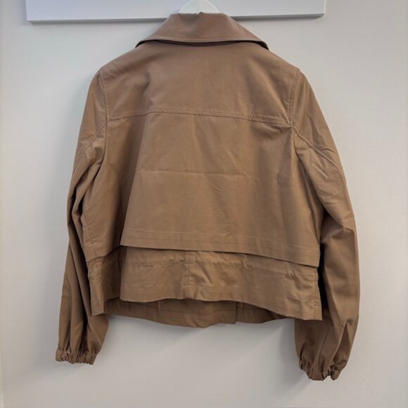 Universal Standard Leonard Cropped Trench Coat Size XS (10-12) - Picture 6 of 8